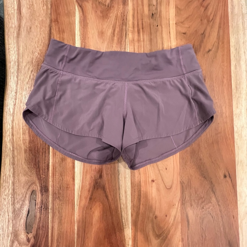 Lululemon Lilac Speed Shorts